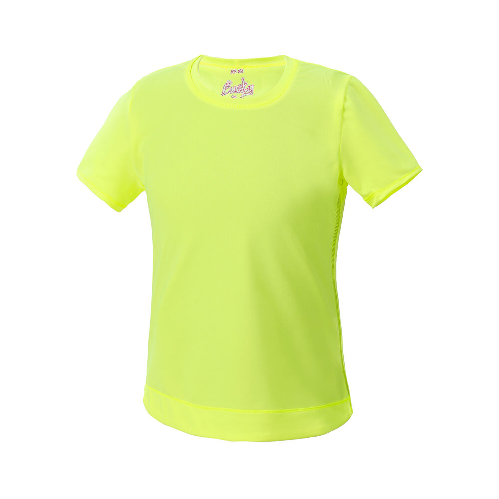 Lucky in Love Dynamik High-Low T-shirt Filles - Jaune