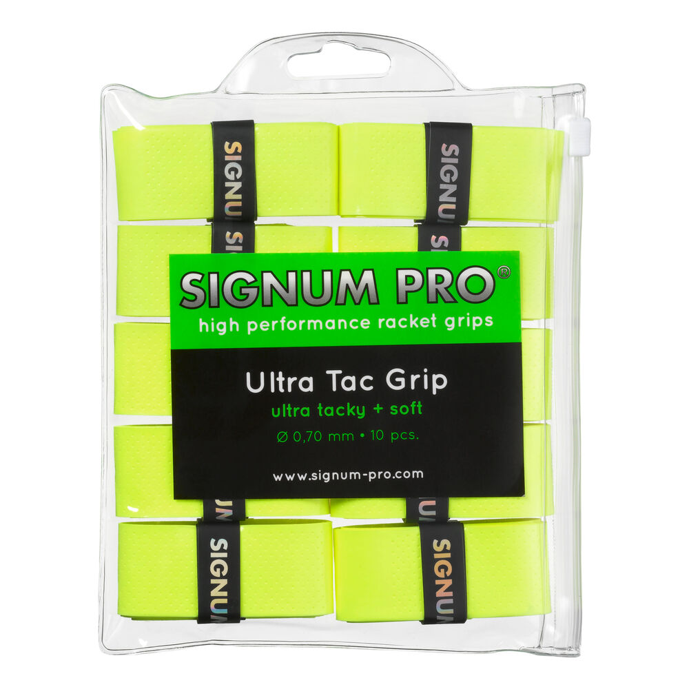Signum Pro Ultra Tac Grip Pack De 10 - Jaune
