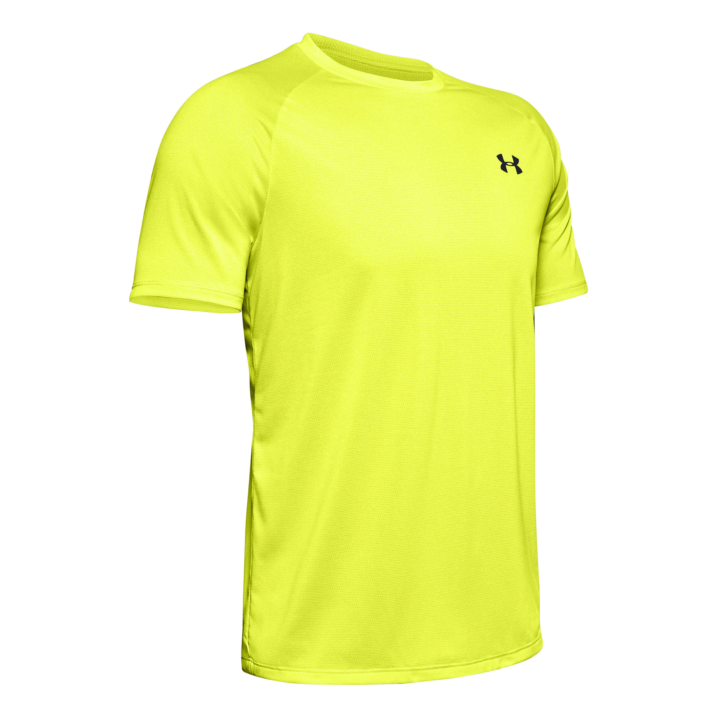 Tech 2.0 Novelty T shirt Hommes Jaunes Fluo Noir