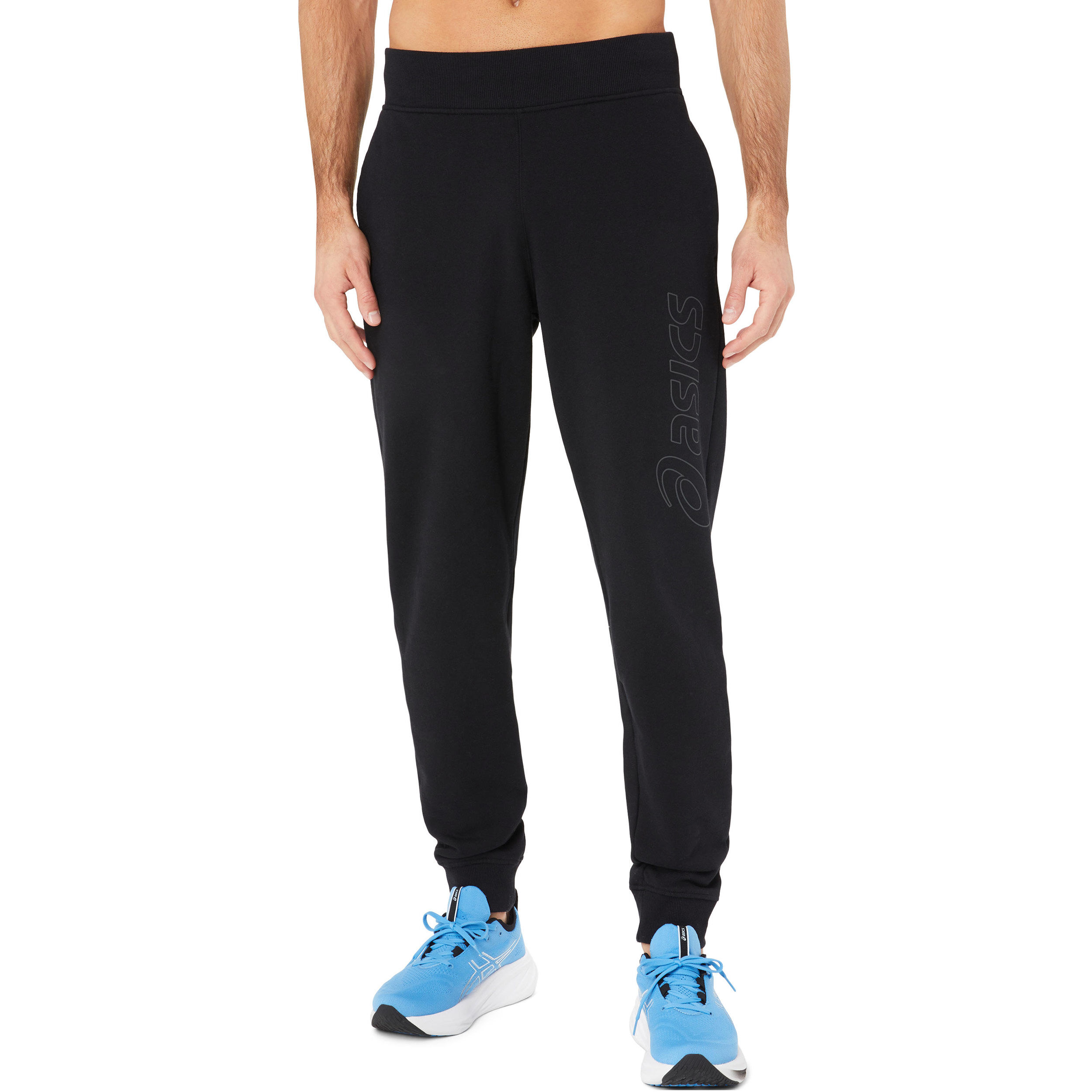 Buy ASICS Logo Pantalon Survetement Hommes Noir online Tennis Point FR