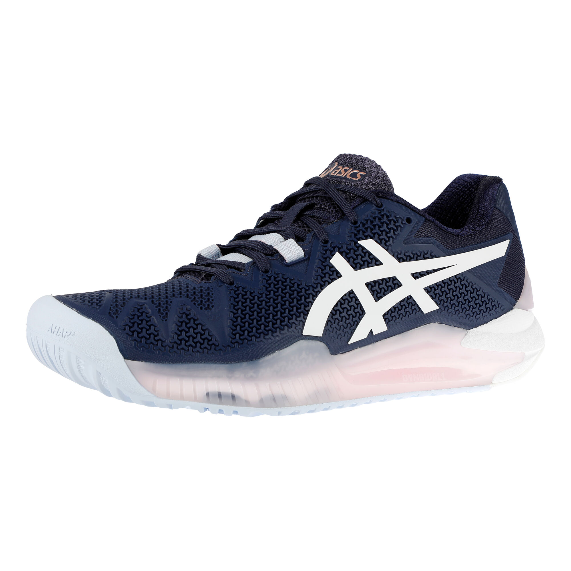asics rose bleu