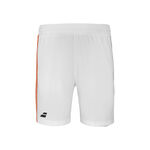 V&ecirc;tements Babolat Babolat Play Shorts Gar&ccedil;ons-Blanc,Orange