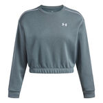 Vêtements Under Armour Under Armour Rival Fleece Piped Crew Sweat-shirt Femmes - bleu gris, 