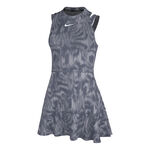 Vêtements Nike Nike Dri-Fit Slam Robe Femmes - bleu foncé, 