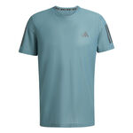 Vêtements adidas adidas Own The Run Maillot De Course Hommes-Vert Foncé