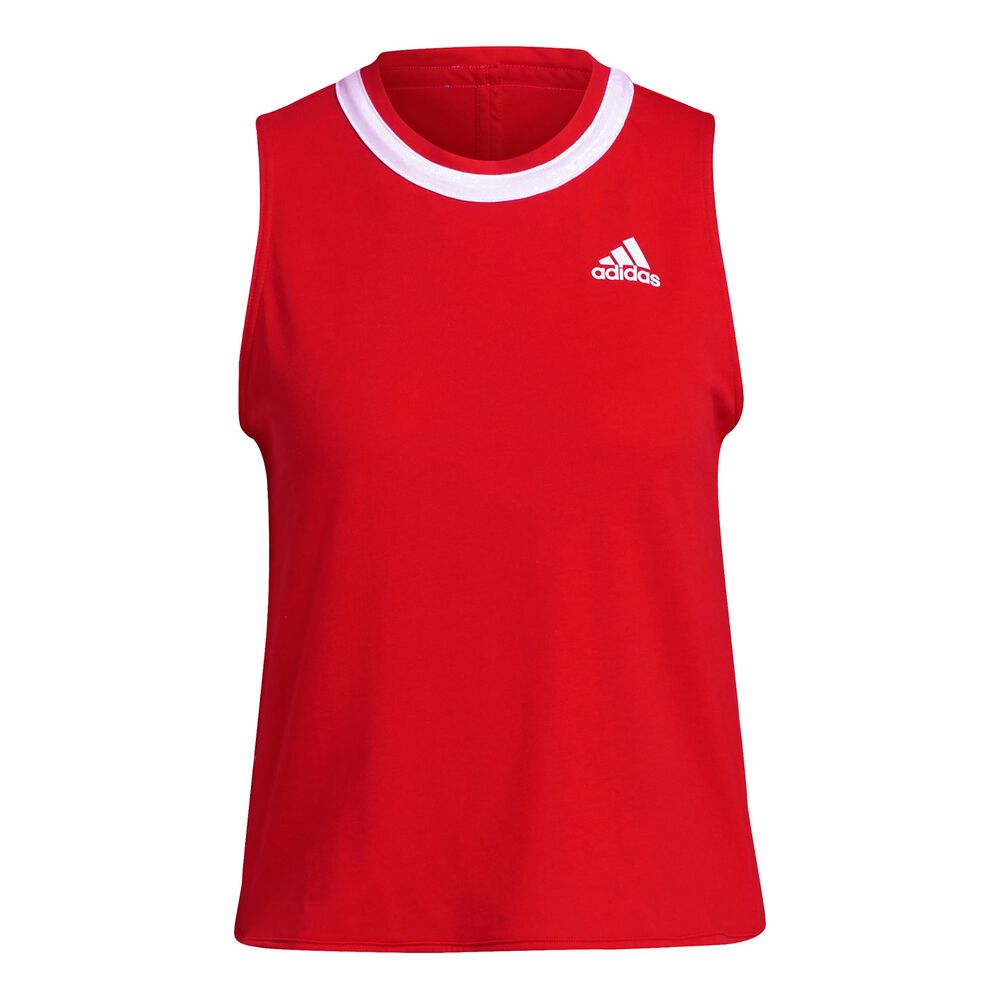 adidas Club Knot Débardeur Tank Top Femmes - Rouge , Blanc