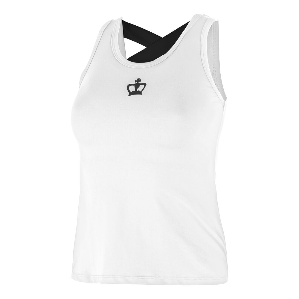 Black Crown Rosas T-shirt Femmes - Blanc