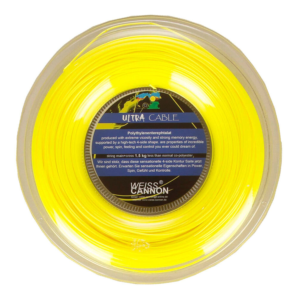 Weiss Cannon Ultra Cable Bobine Cordage 200m - Jaune