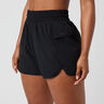 Borg Loose Shorts Femmes-Noir
