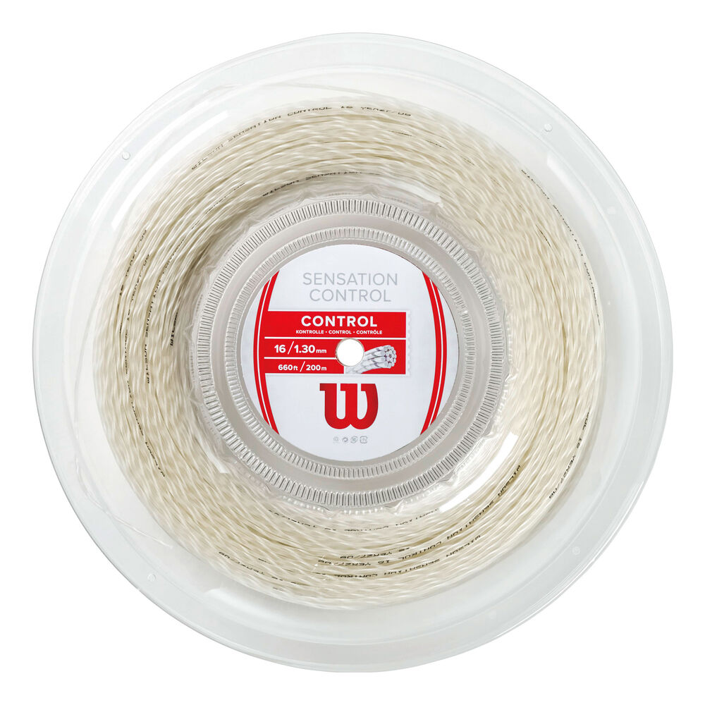 Wilson Sensation Control Bobine Cordage 200m - Écru
