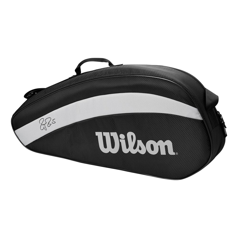 Wilson Roger Federer Team Housse De Raquette Lot De 3 - Noir , Blanc