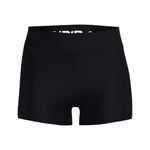 Vêtements Under Armour Under Armour Heatgear Mid Rise Short Avec Poche-balles Femmes-Noir,Blanc