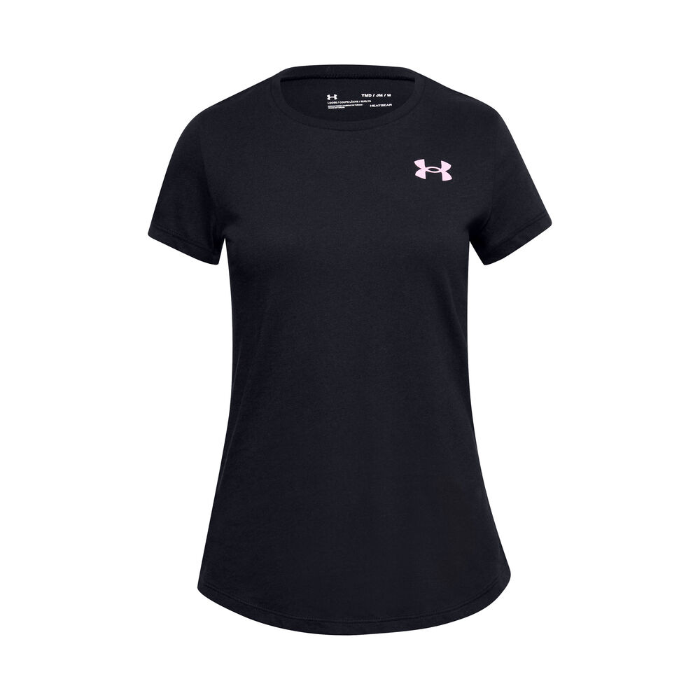 Under Armour Live Crew T-shirt Filles - Noir , Blanc