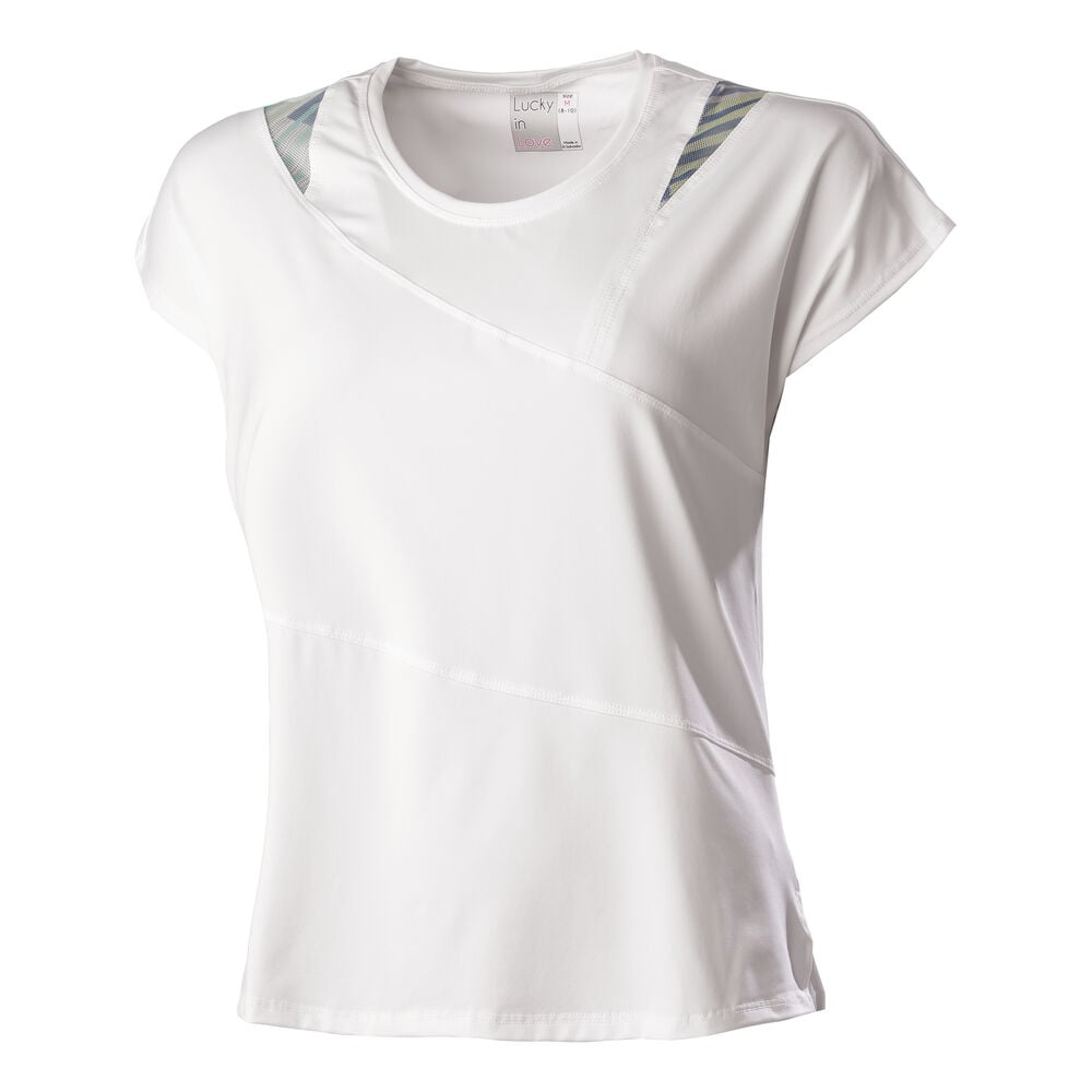 Lucky in Love I Sheer Can T-shirt Femmes - Blanc