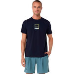 V&ecirc;tements de tennis ASICS ASICS Court Core Graphic T-shirt Hommes-bleu fonc&eacute;