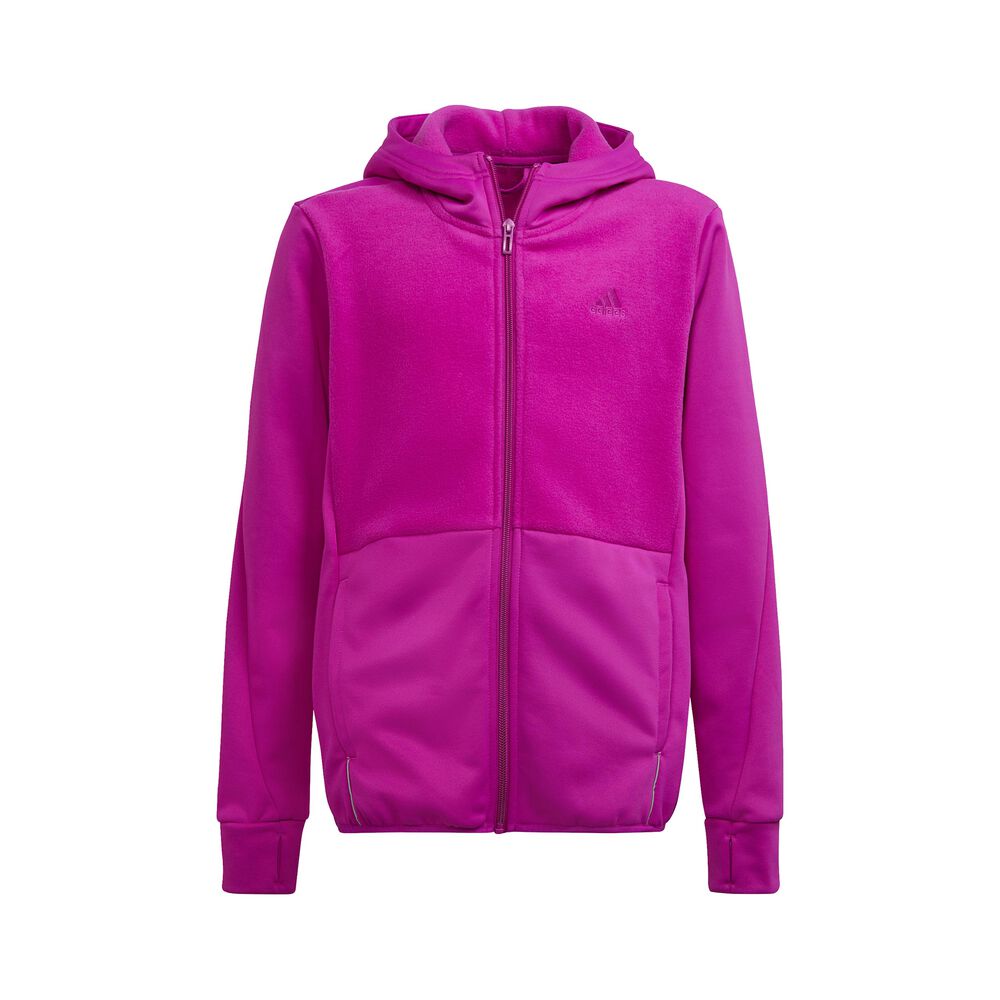 adidas Freelift Hooded Gilet En Coton Filles - Pink