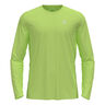 Zeroweight Chill-Tec Crew Neck Haut manches longues Hommes - vert clair, 