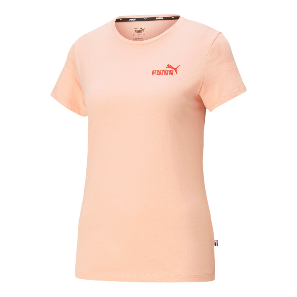 Puma Essential Embroidered T-shirt Femmes - Abricot