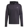 Own The Run Winter Half-Zip Maillot De Course Hommes-Noir