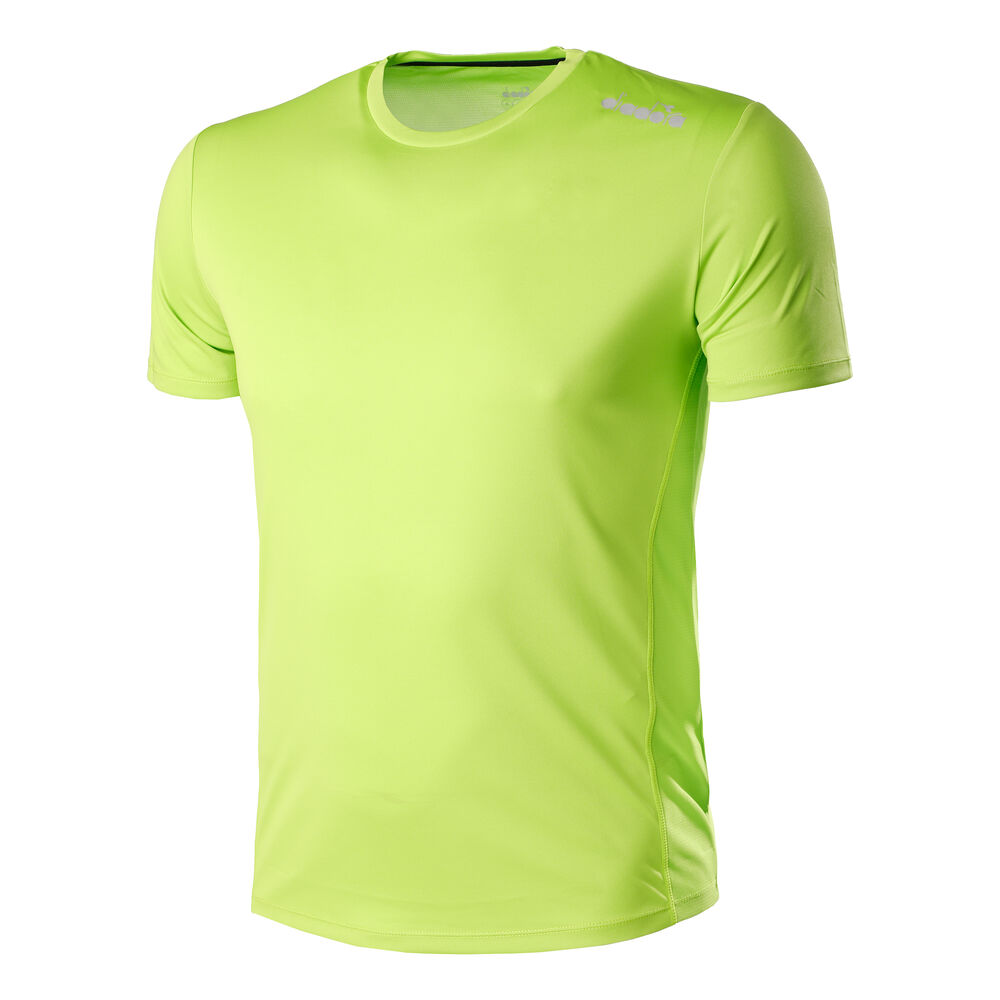 Diadora Core T-shirt Hommes - Vert Fluo