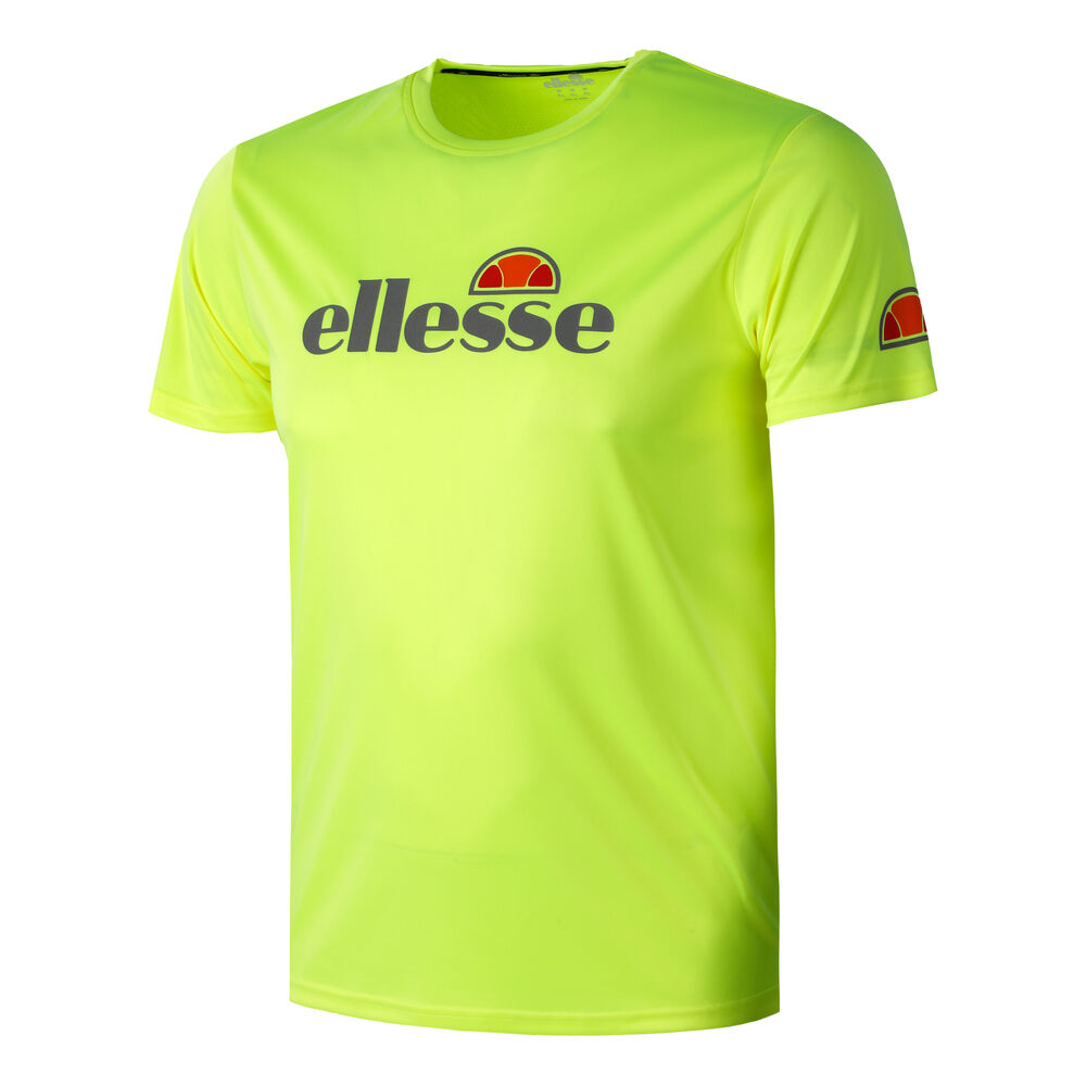 Ellesse Sammeti T-shirt Hommes - Jaunes Fluo , Argent