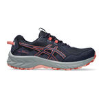 Chaussures de running ASICS ASICS Gel-Venture 10 Chaussure trail Femmes-bleu fonc&eacute;, corail