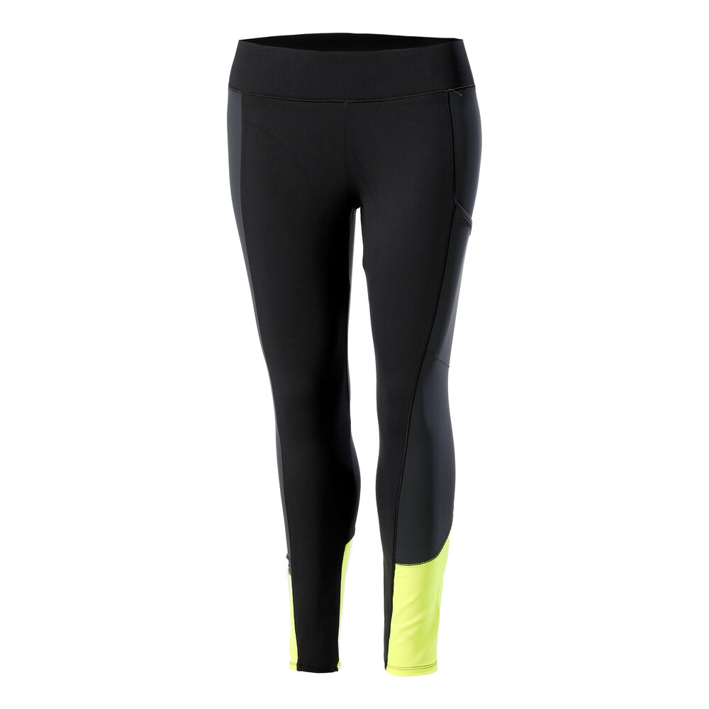 Endless Lift Collant Tight Femmes - Noir , Jaunes Fluo
