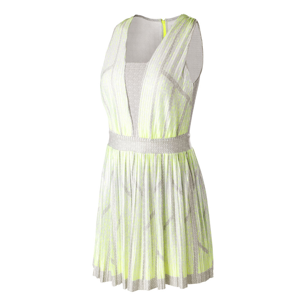 Lucky in Love Pleat Wave Robe Femmes - Blanc , Multicouleur