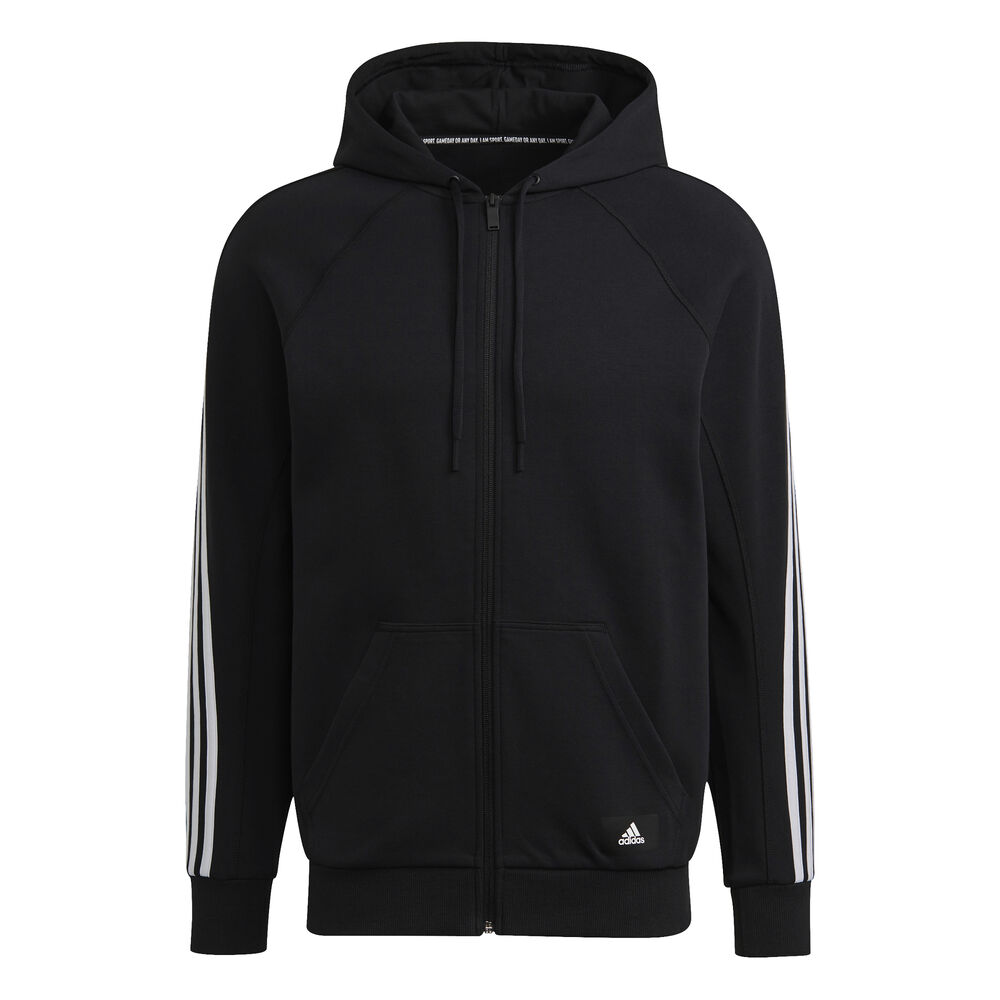 adidas Sportswear 3-Stripes Gilet En Coton Hommes - Noir , Blanc