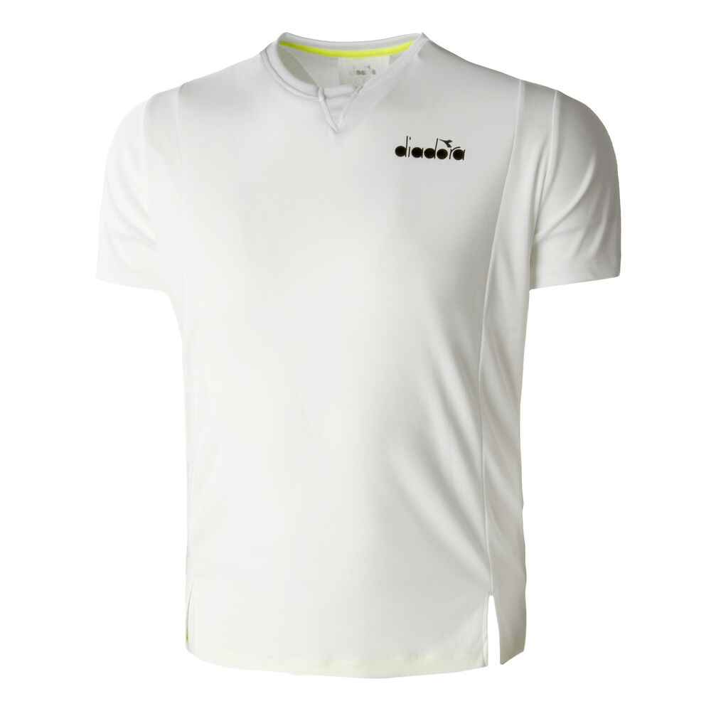 Diadora Easy T-shirt Hommes - Blanc , Noir