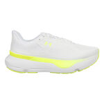 Chaussures de running Under Armour Under Armour Infinite Pro 2 Chaussure De Running Sans Stabilisateurs Femmes-Blanc,Jaunes Fluo