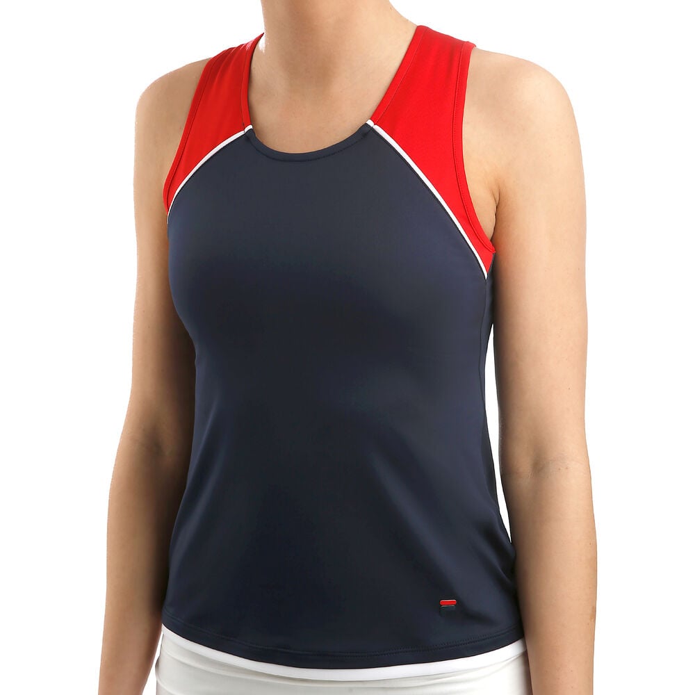 Fila Thekla Débardeur Tank Top Femmes - Bleu Foncé , Rouge