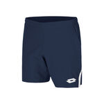 V&ecirc;tements Lotto Lotto TECH IV - D1 SHORT7 Shorts Hommes - bleu fonc&eacute;, blanc
