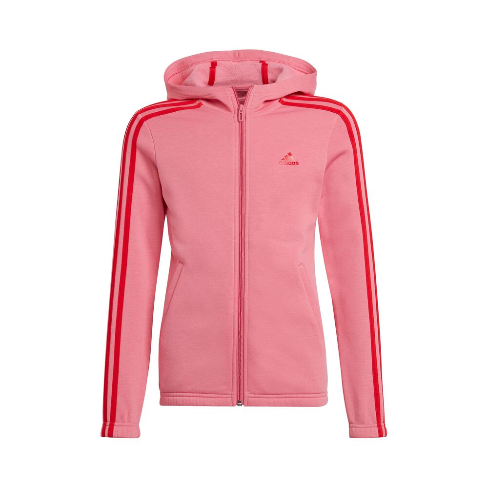 adidas 3-Stripes Fleece Gilet En Coton Enfants - Pink , Rouge