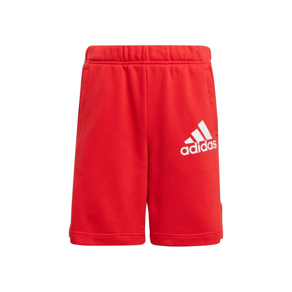 adidas Badge Of Sport Future Icons Shorts Garçons - Rouge , Blanc