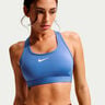 Swoosh Medium Soutien-gorge sport Femmes-bleu, blanc
