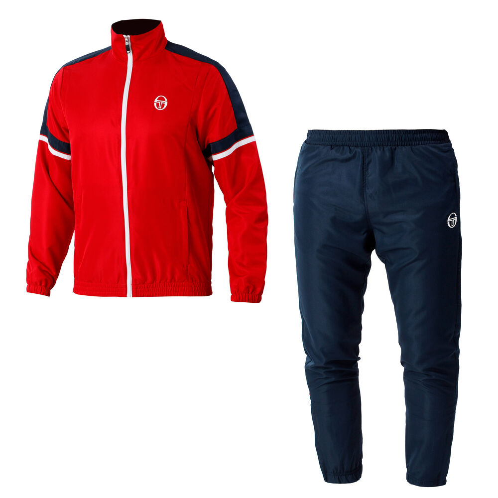 Sergio Tacchini Cryo Survêtement Hommes - Rouge , Bleu Foncé