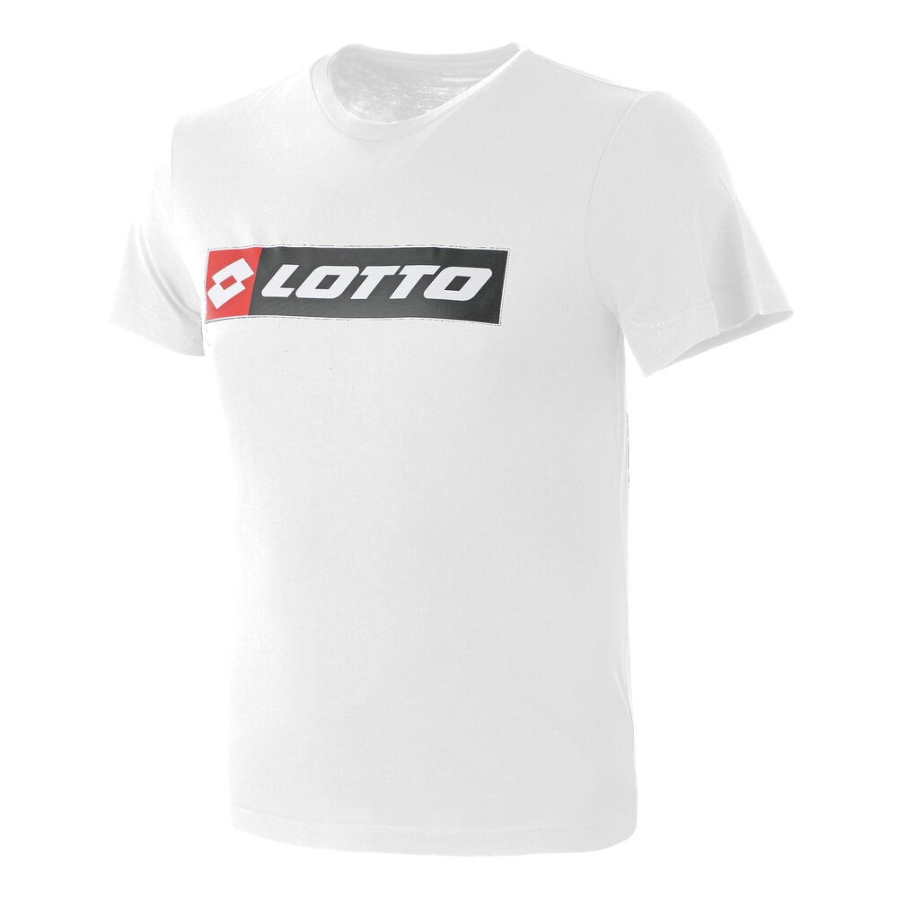 Lotto Logo JS T-shirt Hommes - Blanc , Noir