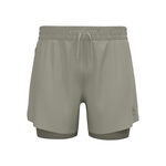 Vêtements Odlo Odlo Zeroweight 5in 2in1 Short De Running Hommes-Gris