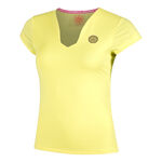 Vêtements BIDI BADU BIDI BADU Spectrum V-Neck T-shirt Femmes-Jaune