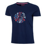 V&ecirc;tements BIDI BADU BIDI BADU New York 2024 Chill T-shirt Femmes-Bleu Fonc&eacute;