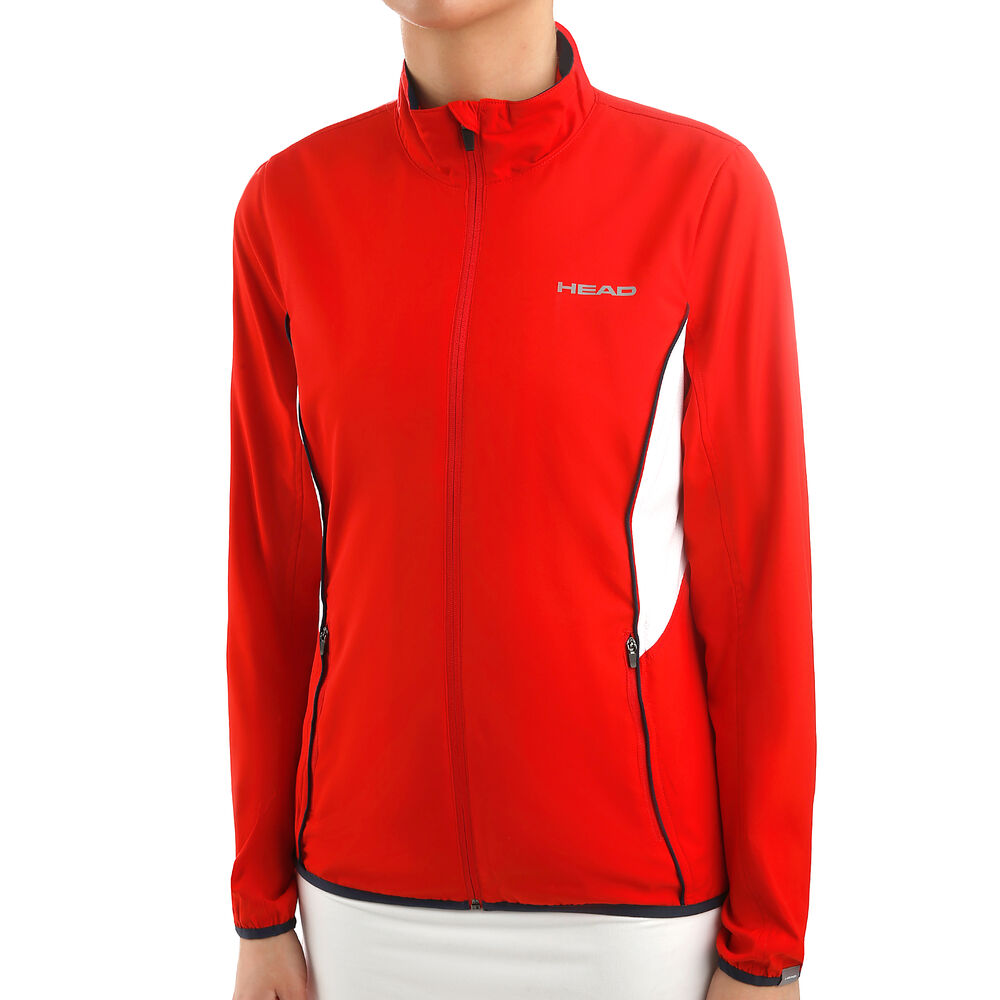 HEAD Club Veste De Survêtement Femmes - Rouge , Blanc