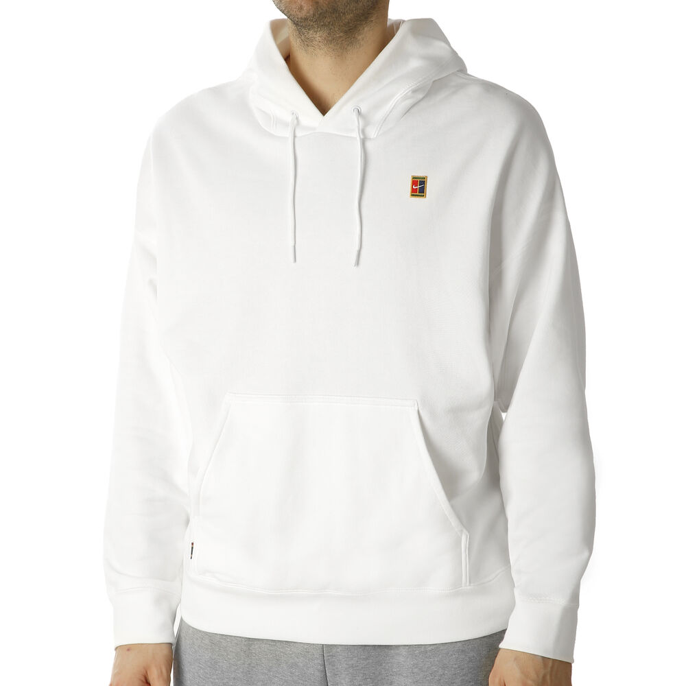 Nike Court Heritage Fleece Sweat à Capuche Hommes - Blanc , Multicouleur