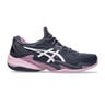 Court FF 3 Chaussures Toutes Surfaces Femmes-Bleu Foncé,Blanc