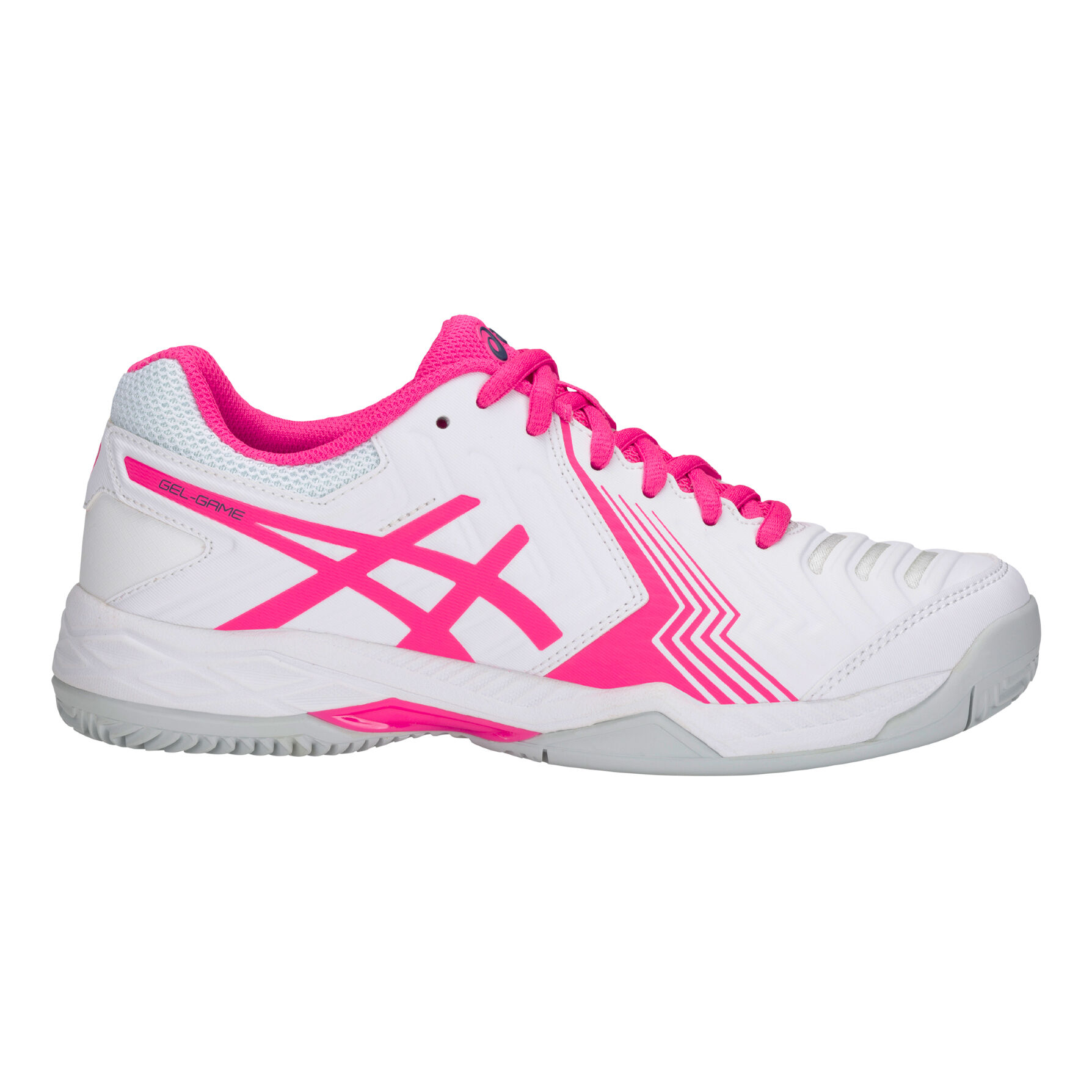 Gel Game 6 Clay Chaussure Terre Battue Femmes Blanc Pink