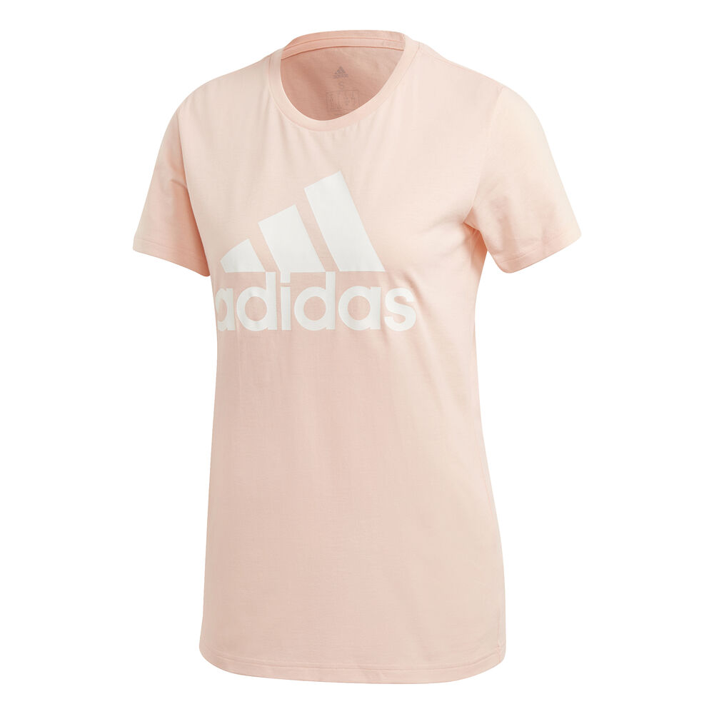 adidas Badge Of Sports T-shirt Femmes - Rosé, Blanc