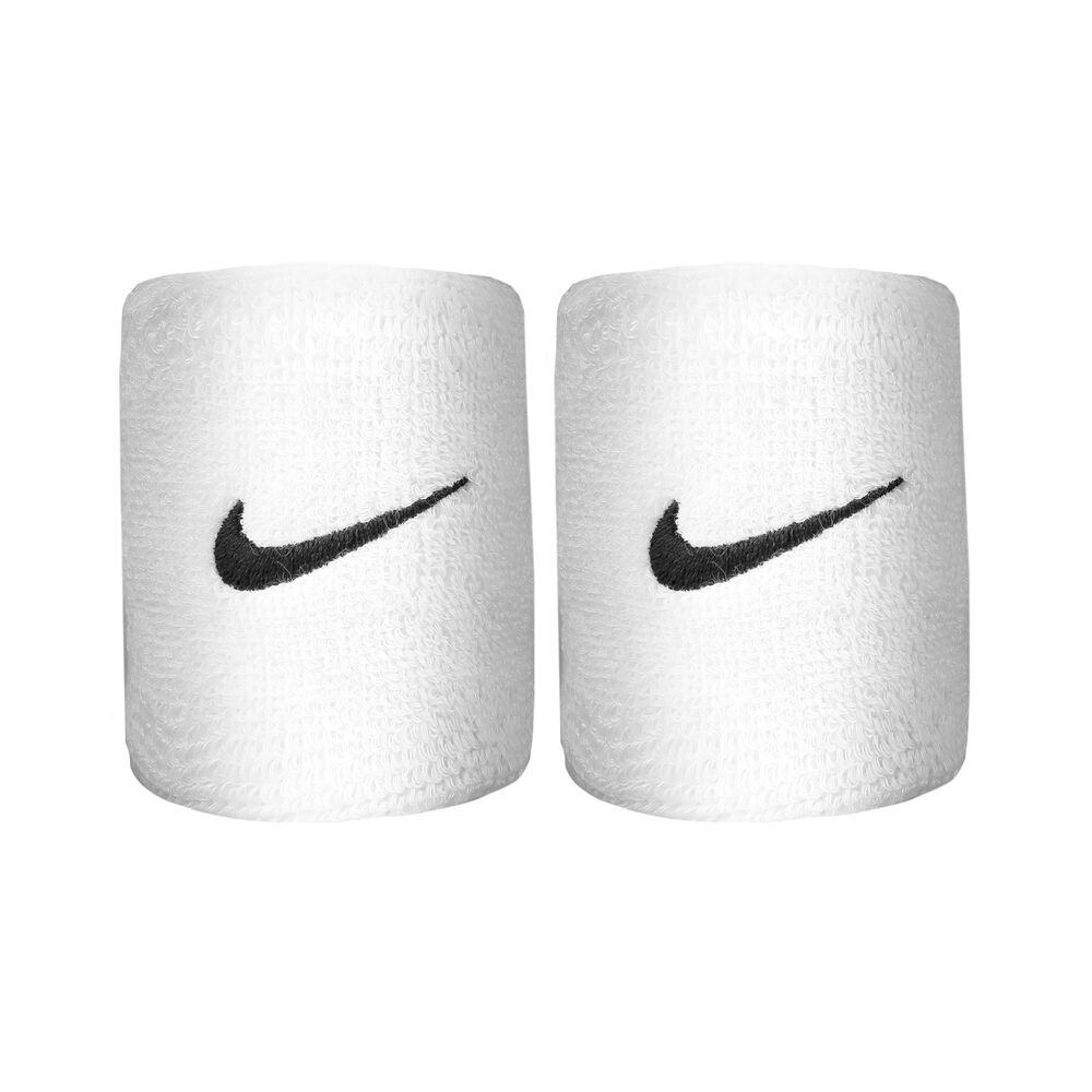 Nike Swoosh Poignet Pack De 2 Unités - Blanc , Noir