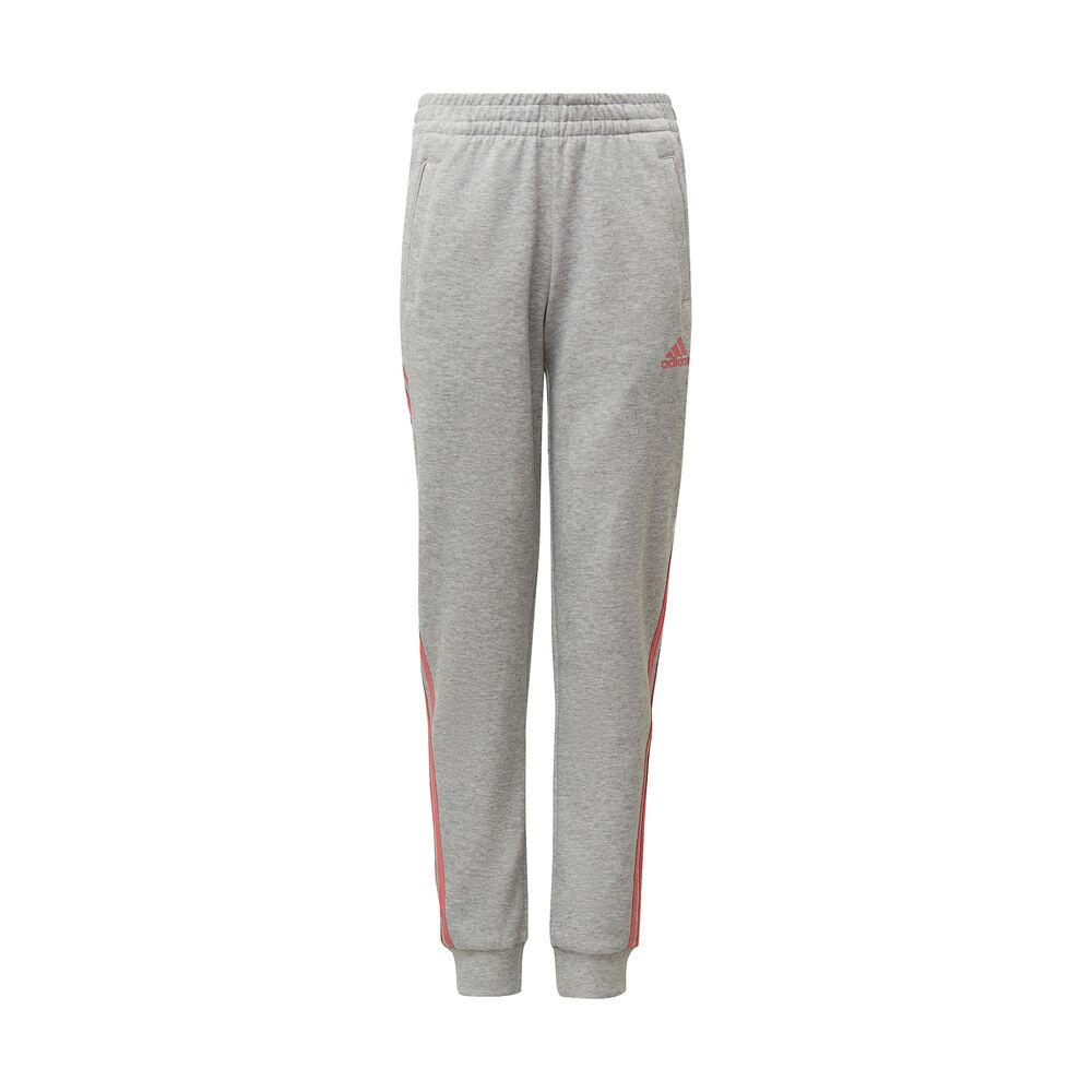 adidas 3-Stripes Pantalon Survêtement Filles - Gris Clair , Abricot