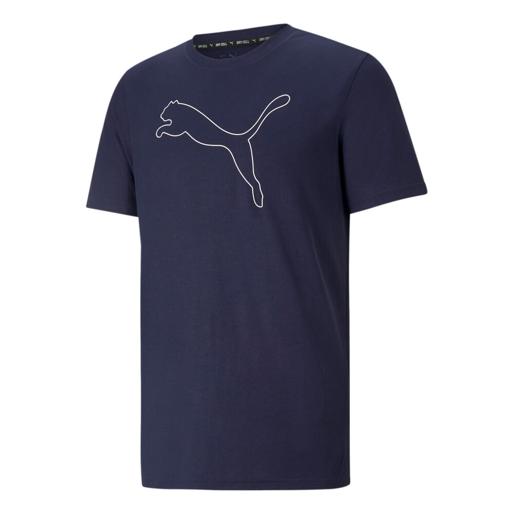 Puma Performance T-shirt Hommes - Bleu Foncé , Blanc