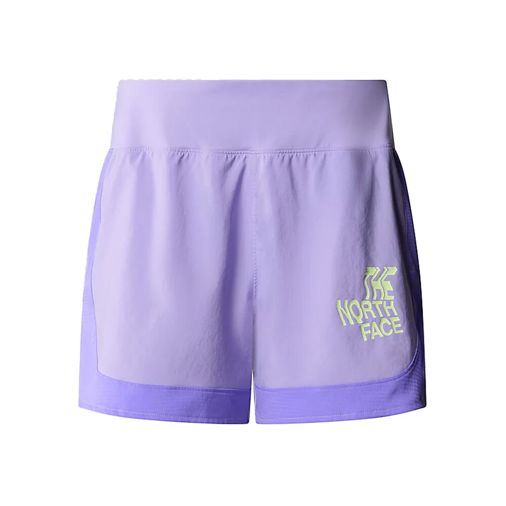 The North Face Sunriser 4in Short De Running Femmes - Violet